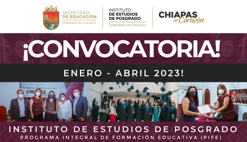 Convocatoria Enero - Abril 2023, Instituto De Estudios De Posgrado ...